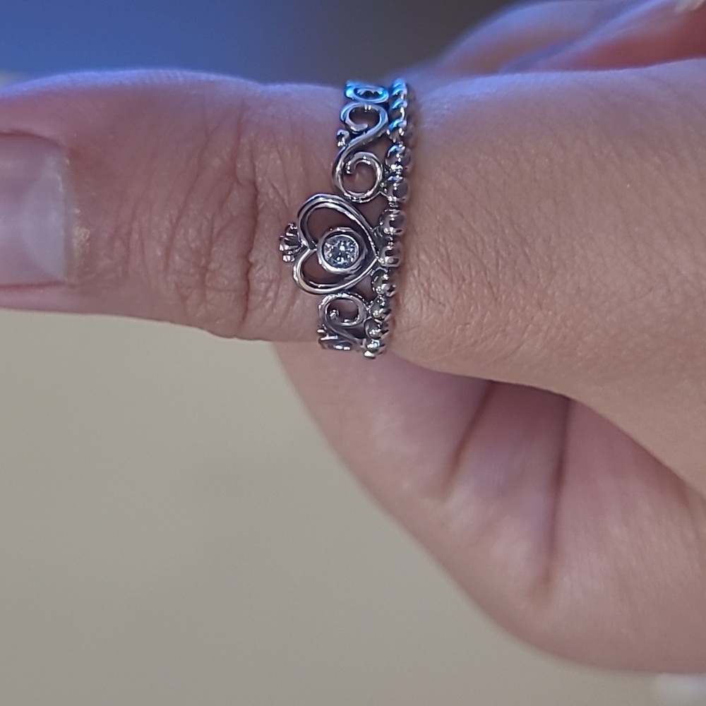 I am a princess Sterling silver ring Size 7